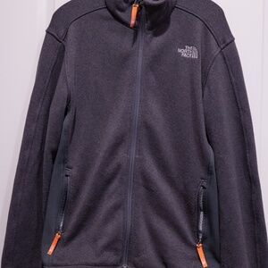 The North Face Men Sweater Fleece Jacket Admiral Grey Small